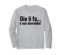 DIO li FA e Non dovrebbe Cita irónica Minimalista Manga Larga