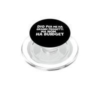 DIO per Me Ha Grandi Progetti Ma No Un Presupuesto Vector PopSockets PopGrip para MagSafe