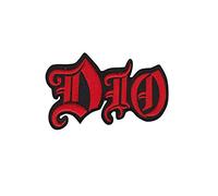 Dio Red Rot - Parche de metal pesado bordado para planchar o como recuerdo