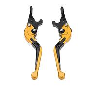 Dioche 250 300 Pares de Palancas de Freno de Motocicleta de Repuesto Extensibles para XMAX 250 300 400 (GOLD)