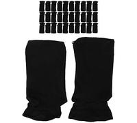 Dioche 30 Uds Gorro de Peluca, Juego de Red Elástica para el Cabello, Gorros de Nailon Lavables con Banda Ancha Gruesa para la Mayoría de Peinados y Tamaños de Cabeza (BLACK)