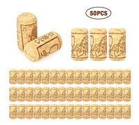 Dioche 50 Tapones para Botellas de Vino, Tapones para Botellas de Queso, Roble de Alta Densidad de 40 * 21 Mm, de Sellado Resistentes y Herméticos para de Vino y Vinagre, Manualidades de Bricolaje,