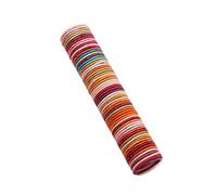 Dioche 50 Uds. Conjunto de Lazos Elásticos de Nailon Coloridos para el Pelo para Niñas, Cinta para el Pelo, Diadema para Coleta para Niños, Sostenedor de Cuerda, Gorros (multicolor)