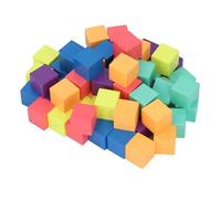 Dioche 60 Bloques 3D, Contadores Matemáticos, Manipuladores, Juguetes de Construcción Apilables Coloridos con Formas Geométricas para el Aprendizaje en el Aula, Pensamiento Lógico