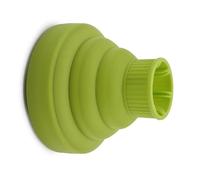 Dioche Accesorio de Soplado Accesorio Difusor para Secador de Pelo Portátil - Difusor de Soplador Portátil Plegable y Liviano de Silicona para Cabello Rizado - Adecuado para Tipos de Cabello - (GREEN)