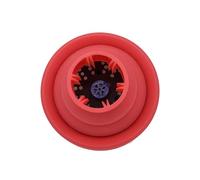 Dioche Accesorio de Soplado Accesorio Difusor para Secador de Pelo Portátil - Difusor de Soplador Portátil Plegable y Liviano de Silicona para Cabello Rizado - Adecuado para Tipos de Cabello - (rojo)