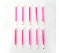 Dioche Accesorios Dual 10 Bolígrafos de Doble Punta con Ventosa - Herramienta Esencial para Bordado de Bricolaje, Arte de Uñas y Decoración Móvil - para Formas Redondas