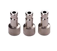 Dioche Acoplador de Desconexión Rápida para Aerógrafo, 3 Piezas, Conector Macho, Hembra BSP de 1/4 de Pulgada, Compatible con Aerógrafo Paasche, Fácil Conexión y Diseño de Metal Duradero