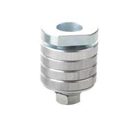 Dioche Adaptador de Amoladora Angular a Máquina Ranuradora, Rosca M14, Herramienta de Cabezal de Conversión de Ranuradora de Rápido para Uso Profesional, Acero de Alta Dureza, Compatible con (M10)
