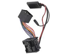 Dioche Adaptador E46 Adaptador de Coche Módulo Bluetooth de 10 Pines de Cable de Entrada Auxiliar para E46 320 325 323 328 330 M3 Serie 3 con Micrófono