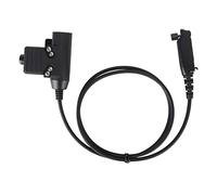 Dioche Adaptador U94 PTT Push to Talk, Cable Conector para Auriculares de Radio Walkie Talkie Sepura STP8000 STP8030 STP8035 STP8038, Compatible con Cascos Tácticos, Conector Robusto e Impermeable