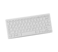 Dioche Adesso Sli78 Teclas Mini Teclado USB Ultradelgado con Cable - Material ABS Duradero, Transmisión Estable, Diseño Elegante, Compatible con Computadoras de Escritorio y Portátiles, Negro (White)