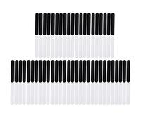 Dioche Adhesivo Absorbente de Sudor, 100 Piezas, Forro para el Sudor para Sombrero, Gorro de Tela No Tejida Transpirable, Adhesivo Absorbente de para Deportes y Actividades Al Aire Libre, 9,25 X 1,45