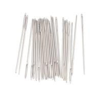 Dioche Aguja no. 28 Agujas de Coser Big Eye, Paquete de 25 - Agujas de Acero Inoxidable con Punta Roma para Bordar a Mano - Enhebrado Fácil y Seguro para Principiantes - Perfectas para Coser (No 22)