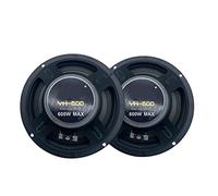 Dioche Altavoces Estéreo Coaxiales 2 uds. Altavoces Coaxiales de 6,5 Pulgadas Audio Universal para Automóvil Música Estéreo Alta Sensibilidad de Rango Completo de 600 W