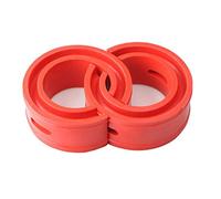 Dioche Amortiguador de Resorte Helicoidal para Coche 2 uds. Amortiguador de Resorte Helicoidal Automotriz Antivibración Cojín de Parachoques de Universal para Coches (B)