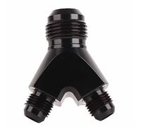 Dioche AN10 10AN a AN6 6AN Conector Abocardado Macho Adaptador de Montaje de Bloque en Y - Alta Aleación de Aluminio, Diseño Compacto para Aplicaciones de Líquidos Y Gases