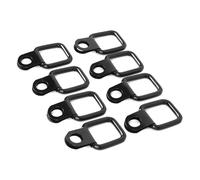 Dioche Anclajes de Anillo en D de 1 Pulgada D 8 Piezas para JK YJ TJ JKU Sports/Sahara//Rubicon X Unlimited - Sujetadores Resistentes para Amarres de Carga Seguros