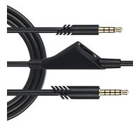 Dioche Astro Talk Cable Cable de Audio para Auriculares para Juegos de Extensión Estéreo 3D de Volumen Ajustable de 2 M para Astro A10 A30 A40 A40TR A50 - Calidad de Sonido Superior y Durabilidad
