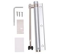 Dioche Automatic Door Closer 20-50kg Adjustable Hydraulic Spring | Aluminio Fundido, Varillaje de 185 Mm, Cierre de Dos Etapas, Brazo de Rodillo, Puertas Cortafuegos, Mecanismo de Puerta de