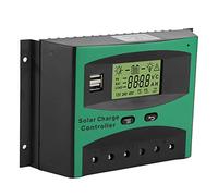 Dioche Batería de 12 V y 24 V Controlador Solar de 60 A y 12/24 con Dos Puertos USB para una Regulación Eficiente del Panel Solar una Gestión Inteligente de la Batería