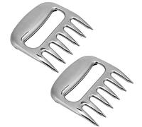 Dioche BBQ Cortadora de Carne de Acero Inoxidable - Herramienta para Cortar Carne en Forma de Pata de Oso, Esencial para Barbacoa, Adecuada para Reuniones Familiares, Diseño Fácil de Limpiar