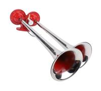 Dioche Bocina de Trompeta Doble de Acero Inoxidable para Coche, Camión, Barco, 150dB, Bocina de Acero Inoxidable, Sonido de 12V/24V, Fácil Instalación