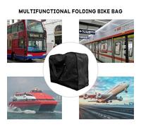 Dioche Bolsa de Viaje para Bicicleta Plegable Funda Protectora de Transporte Portátil para Bicicletas Plegables de 21 a 26 Pulgadas con Correa para el Hombro y Bolsa de (Tipo C 20-22 Pulgadas)