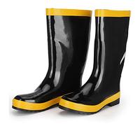 Dioche Botas de Rescate para Extinción de Incendios Zapatos de Seguridad de Goma Antideslizantes con Placa de Acero A Prueba de Pinchazos A Prueba de Agua Anti Voltaje Base para (40)