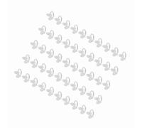 Dioche Bow Nail Swatches Juego de 50 Anillos para Tabla de Uñas - Pantalla de Color de Manicura Portátil en Diseño de Mariposa y Flor, ABS Ecológico, Perfecto para Práctica y Exhibición de Uñas (4)