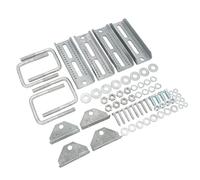 Dioche Brackets Kit de Soporte para Litera Galvanizada para Parte de Remolque con Refuerzo de 3 X 3 Pulgadas, , Construcción de Metal Italiano, Adecuado para Uso en Agua Dulce y salada.