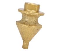 Dioche Broca de Chaflán de Varios Pasos Soldada con Esmeril - Escariador Cónico Multicapa Soldado con Esmeril de 10-38 Mm para Metal, Madera, Hormigón, Azulejos, Mármol y Piedra de Ingeniería -