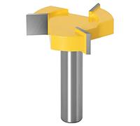 Dioche Brocas para Enrutador de Superficie de Spoilboard, Vástago de 1/2 Pulgada, 3 Alas, Cortador de Cepillado para Aplanamiento de Losa, Herramienta de Corte de Precisión para Carpintería