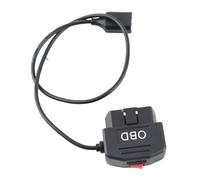 Dioche Cable Adaptador de Corriente OBD 2017 1500 con Botón de Interruptor, 48 Cm/18,9 Pulgadas, Salida 3 A, Protección de bajo Voltaje para Cámara de Tablero, Compatibilidad Universal