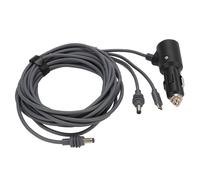 Dioche Cable de Alimentación USB Satélite 3 en 1 Cable de Alimentación USB C a Prueba de Lluvia de 12 a 20 V Encendedor de Cigarrillos de de Extensión Macho CC para Antena de Disco / 9,8 Pies (#2)