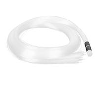 Dioche Cable de Fibra óptica Brillante PMMA de 300 Piezas para Luz de Techo de Estrella, Cable de Luz de Fibra óptica Flexible para Cortinas, Cable de Fibra óptica de 2 M para Piezas de