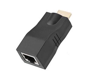 Dioche Cable Extensor Adaptador Hdmi to Rj45 Cable LAN 2X Hdmi 30m a Rj45 Cable de Red Extensor Accesorios Convertidor Repetidor sobre Cat 5e Cat6
