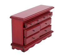 Dioche Cajonera para Casa de Muñecas 1/12, Cómoda para Casa de Muñecas, Elegante Cómoda en Miniatura de Madera para Escenas de de, Construcción de Madera de Abedul de Primera Calidad, Ideal para