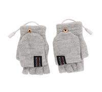 Dioche Calentados por USB con Media Mano y Media Mano, Cálidos y Calefactables de Doble Cara, Adecuados para Uso en Interiores Exteriores, para Trabajo de Oficina Aventuras Al Aire libre. (gris-plata)