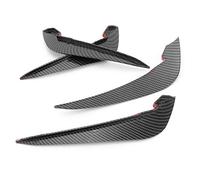 Dioche Canard de Aleta Divisora de Labios de Parachoques para B9 2020-2021 - Accesorio Actualizado Automáticamente con - Revestimiento (patrón de Fibra de Carbono)