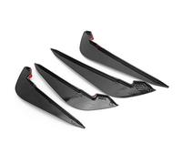 Dioche Canard de Aleta Divisora de Labios de Parachoques para B9 2020-2021 - Accesorio Actualizado Automáticamente con - Revestimiento (Black)