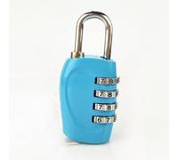 Dioche Candado de Combinación de 4 Dígitos, Candado de Seguridad para Exteriores, Candado de Equipaje de Aleación de Zinc para Mochilas, Maletas, Cajones, Taquillas, Bolsas de Viaje (cielo azul)