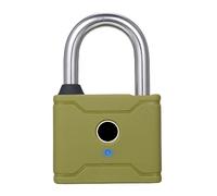 Dioche Candado de Huella Digital Inteligente T1006D | Cerradura sin Llave Recargable con Capacidad para 20 Huellas Dactilares | Seguridad Antirrobo Impermeable IP65 para Gimnasio, Maleta, Equipaje y