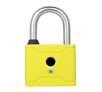 Dioche Candado de Huella Digital Inteligente T1006D | Cerradura sin Llave Recargable con Capacidad para 20 Huellas Dactilares | Seguridad Antirrobo Impermeable IP65 para Gimnasio, Maleta, Equipaje y