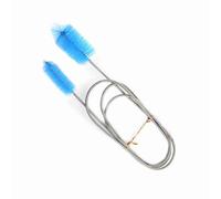 Dioche Cepillo Flexible de Doble Tubo Limpio con Diseño de Doble Extremo - Limpiador de Tubos de Resorte de Acero Inoxidable para Tuberías y Tubos de Vidrio - Ideal para Bombas, y Difíciles de (Blue)