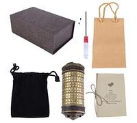 Dioche Clásico Da Vinci Contraseña Carta Código Bloqueo Anillo Titular Regalo Romántico Contraseña Predeterminada: TE Amo, Día de San Valentín Interesante Creativo Romántico Regalos de Cumpleaños