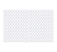 Dioche Clips de Pico de Pollo Cierres de Pico de Pollo de Plástico PP Reutilizables - Anillo de Presión Bucal para Gallos - Suministros Duraderos para Avicultura - Fácil de Usar, No Tóxico, 200