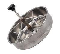 Dioche Comedero para Cerdos Placa de Comedero para Lechones de Acero Inoxidable - para Cerdos Duradero y Práctico para Animales de Granja - Herramienta de Alimentación para Ganado de Gran Capacidad