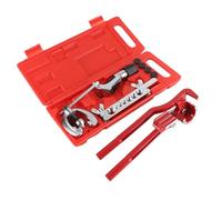 Dioche Compact Tool Brake Kit de Abocardado de Tubos de 11 Piezas - Kit de Abocardado de Reparación de Tubos de Freno y con Cortador y Herramienta para Doblar - Construcción de Acero Resistente