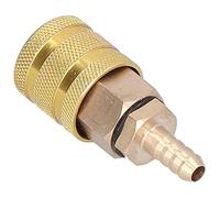 Dioche Conector Adaptador de Inflado de Neumáticos de 6,5 Mm Mandril de Inflado Conector de Conexión Rápida para Automóviles y Motocicletas con Válvula de Neumático Americana